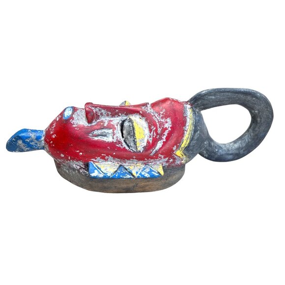 1970 Guru Ivory Coast African Tribal Mask Mythical‎ Powers Human Origins Tribes - Picture 3 of 16